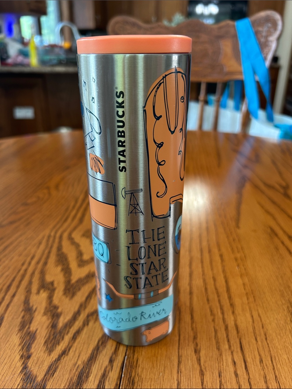 Starbucks Stainless Steel Travel Tumbler - Texas - Been There series - 16oz